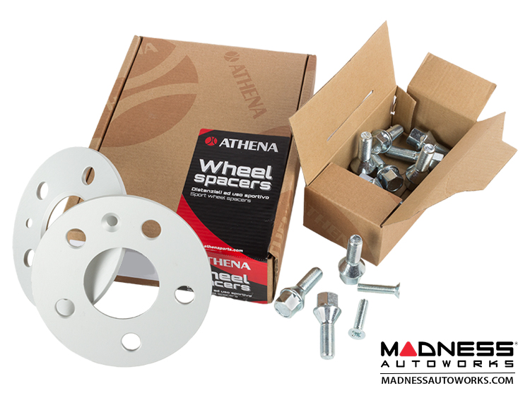 FIAT 500L Wheel Spacers by Athena 5mm (set of 2 w/ bolts) 500 MADNESS Auto Parts and